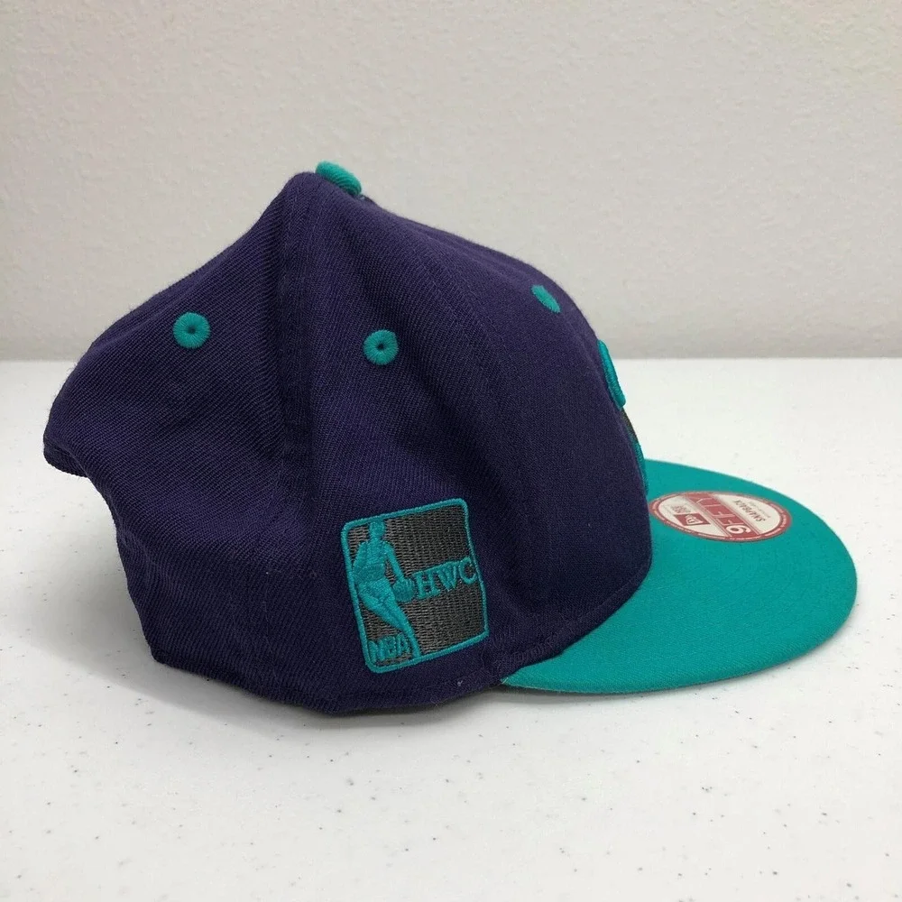 Miami Heat Hat Cap Snap Back Mens One Size Purple NBA Basketball 9FIFTY New Era